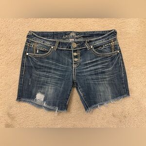 Almost Famous Blue Denim Shorts, size 13